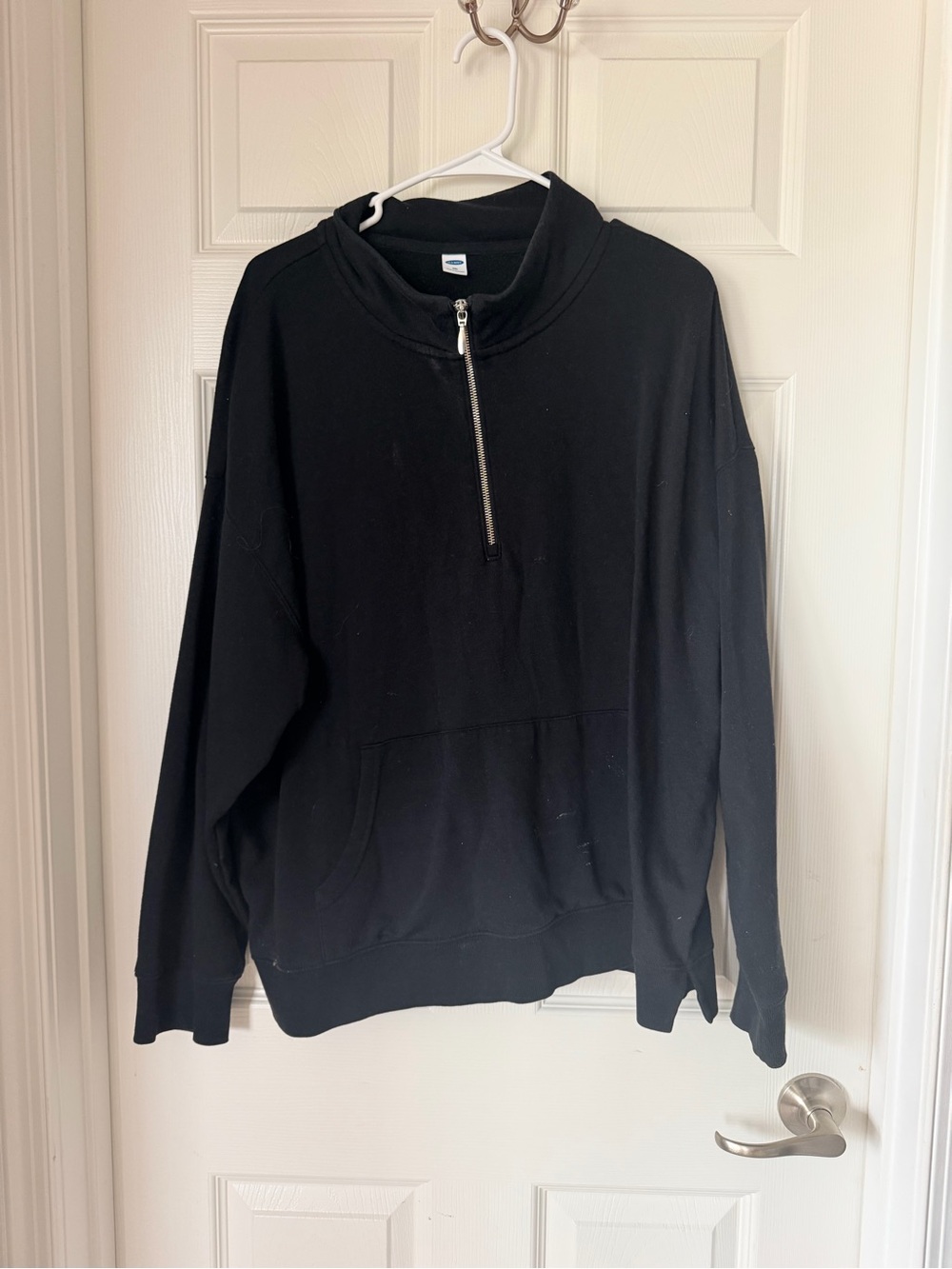 Old Navy Black Women's Half-Zip Pullover